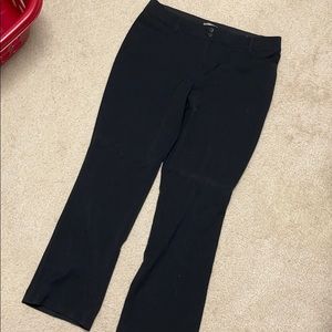 Maurices Black Dress Pants - buttoned with elastic